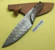 Custom Handmade Knife King's Damascus Steel Forged Commando Dagger