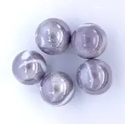 25mm Wizard A Glass Mega Marbles Shooters 1" PK 5 Pale Lavendar 2009-13 Vacor