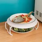Round Steaming Rack Accessory Microwave Oven shelf Tray Bracket Supplies Holder
