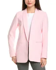 Anne Klein Shall Collar Open Jacket