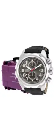 Invicta Men's 52mm Pro Diver Quartz with 8-Slot Magnum Ocean Quest Impact Case