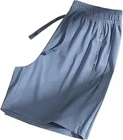 [Generic] Beeswan Shorts for Women Elastic Quick Dry Gym Shorts Tennis Shorts Workout Shorts with Zip Pockets 2025 New Hiking