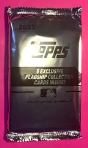 2023 Topps Flagship Collection Silver Sealed Pack Costco Exclusive Flag/#d/RC?