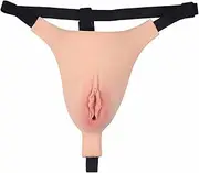 [WHG] Silicone Panties Men's Hiding Gaff Panty Artificial Camel Toe Control Thong Underwear Enhancer for Crossdressing