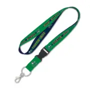 Notre Dame Fighting Irish Lanyard w/ Detachable Buckle 1" (Navy/Green)