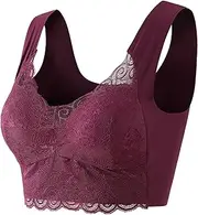 [Generic] Women's Seamless Bra Soft Comfortable T Shirt Full Coverage Comfort Basic Bras