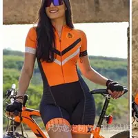 在飛比找蝦皮商城精選優惠-Kafitt 女式騎行連身衣短袖連身衣連身衣自行車連身衣女式
