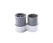 Bathroom Wall Suction Toothbrush Holder Toothbrush Barrel Holder Set - Grey