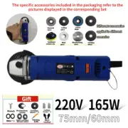 165W Electric Polishing Grinding Machine Handheld Mini Angle Grinder 220V Tool