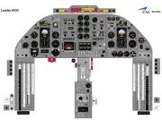 Learjet 24/25 Cockpit Poster 24in x 36in