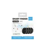 4pc MiLi MiTag Go Android GPS Bluetooth Tracker Android Item Finder Black