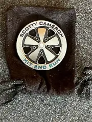 Rare Scotty Cameron Wheel Hit And Run Putter Ball Marker/Coin