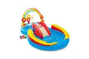 Intex Rainbow Ring 2.97m Play Centre Inflatable Swimming Pool Outdoor Kids 3y+