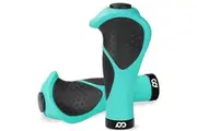 CyclingDeal Mountain Bike Grips Bicycle Handlebar Grips - Soft Gel Ergonomic Bike Handlebar Grips Anti-Slip Design for MTB Grips - in Turquoise Green