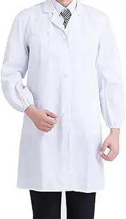 [Cilipuloy] Laboratory Coat Short Sleeve Workwear Work Clothes Internship Beautician