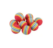 48x JOSAN Soft EVA Sponge Foam Practice Golf Balls Rainbow Colour Indoor Outdoor