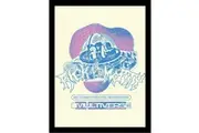 Rick And Morty 90S Rave Rickvival Multiverse Framed Poster (Multicoloured) (40cm x 30cm)