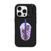 iPhone 16 Pro Impact Ring Stand Case MagSafe Compatible Dark Boba by PIKARAR