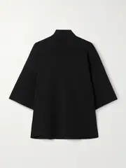 [Theory] Theory - Stretch-jersey Turtleneck Top - Black - small small Black