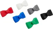 Bow Tie Set of 6 Silicone Wine Charms by True