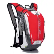 Unisex Riding Backpack Super Light Anti Splash Breathable Bicycle Climbing Bag RED COLOR