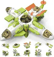 10 in 1 Space Toys Rocket Set for Boys 5-8 - Foster Love for Space Exploration with Captivating Spaceship, Shuttle and Planet Toys - STEM Space Kit with Space Station Gift Included