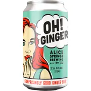 Alice Springs Brewing Co Oh Ginger Can 375mL