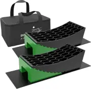 Camper Levelers 8-Piece Kit RV Leveling Blocks Camper Wheel Chocks Including Two