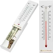 Thermometer Hideaway Key Storage | Discreet Diversion Safe for Money, Hidden Compartment, Secret Outdoor Container