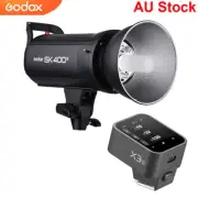 Godox SK400II 2.4G 400W Studio Flash Strobe Head + X3-S Flash Trigger for Sony