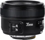 YONGNUO YN35mm F2N Lens, 1:2 AF MF Wide-Angle Fixed Prime Auto Focus Lens