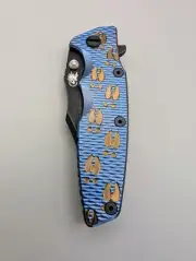 Hinderer Eklipse 3.5 S45VN Bowie Triway Battle Black / Deer Tracks Titanium