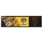 Richmond Tigers AFL Bar Runner Mat Man Cave Shed Birthday Christmas Gift