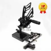 For CBR1000RR ABS Rearsets Footrest Adjust 2008 2009 2010 2011 2012-2016 Black