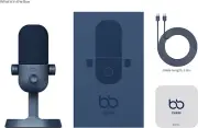 Babbl USB-C Plug and Play Podcast Microphone, Gaming, Streaming Serene Blue