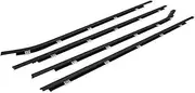 Jodriva Window Door Seals Weather Strip Window Moulding Trim Seal Belt Car Sealing Rubber Protector Weatherstrips, for Hyundai, for I30 FD, for Hatch 2007-2012 Car Door Weather Strip