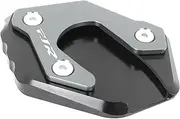 Side Stand Enlarge Kickstand for FJR1300 FJR 1300 2001-2019 Motorcycle Accessories Sidestand Extension Pad Support Plate (Color : Titanium)