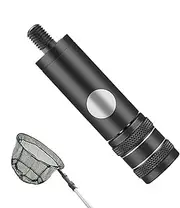 Gungtj Fishing Net Rod Head Converter,Alloy Stable Landing Adapter | Rod Head Converter Tight Connection Replacement for Fishing Enthusiasts