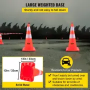 For Traffic Safety Cones 6 x 28 Inch Reflective Collars Weighted Base for