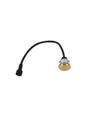 Pier 12V LED 360 Degree Deck Light in Brass