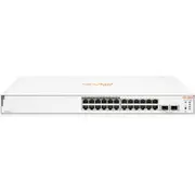 HPE Instant On 1830 JL813A 24-Port Smart Managed Layer 2 Switch with 2 x SFP, 12 x 802.3af/at PoE Port (Max 195W) [JL813A]