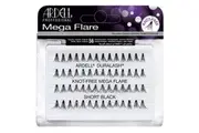 Ardell Mega Flare Knot Free Short Black Fake Eyelash Lash Extension