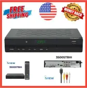 IVIEW-3500STB III, ATSC Digital Converter Box with Recording Media Player New
