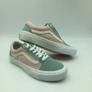 Vans Men's Shoe's "Old Skool Pro" (WashedOut) Peach/Blue