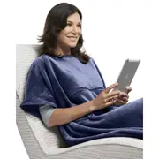 Travelrest Wrap 4 in 1 Micro-fleece Travel Blanket Large - Navy