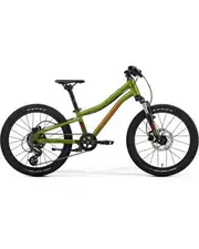 Merida Matts J. 20 Disc 20" Suspension Fork Kids Bike Fall Green/Red/Black