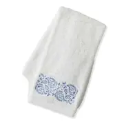 Pilbeam Living Paisley 42x65cm Cotton Hand Towel Absorbent Washer Cloth White