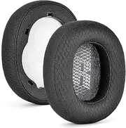 Live 650 BTNC Ear Cushion Fabric and Memory Foam Ear Pads Replacement Compatible with JBL E65 E65BTNC / Duet NC/Live 650BTNC Live 660 BTNC Headphones (Black Fabric)