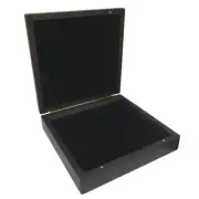 1 kg Silver Coin Dark Wood Display Box