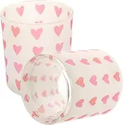 [CORHAD] Glasshouse Candle Holder 2pcs Tealight Candle Holders Cup for Dinner Parties